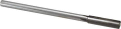 Made in USA - 0.459" Carbide-Tipped 4 Flute Chucking Reamer - Straight Flute, 3/8" Straight Shank, 1-3/4" Flute Length, 7" OAL - All Tool & Supply