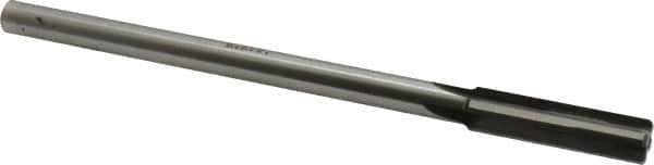 Made in USA - 0.46" Carbide-Tipped 4 Flute Chucking Reamer - Straight Flute, 3/8" Straight Shank, 1-3/4" Flute Length, 7" OAL - All Tool & Supply