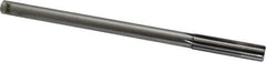 Made in USA - 0.479" Carbide-Tipped 6 Flute Chucking Reamer - Straight Flute, 7/16" Straight Shank, 2" Flute Length, 8" OAL - All Tool & Supply