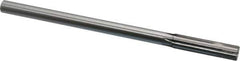 Made in USA - 0.48" Carbide-Tipped 6 Flute Chucking Reamer - Straight Flute, 7/16" Straight Shank, 2" Flute Length, 8" OAL - All Tool & Supply