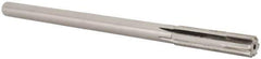 Made in USA - 0.485" Carbide-Tipped 6 Flute Chucking Reamer - Straight Flute, 7/16" Straight Shank, 2" Flute Length, 8" OAL - All Tool & Supply