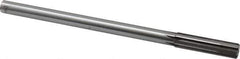 Made in USA - 0.491" Carbide-Tipped 6 Flute Chucking Reamer - Straight Flute, 7/16" Straight Shank, 2" Flute Length, 8" OAL - All Tool & Supply