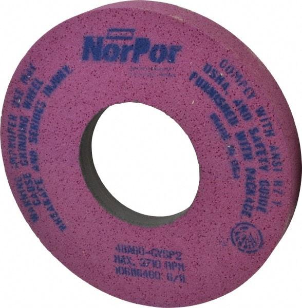 Norton - 12" Diam x 5" Hole x 1-1/2" Thick, G Hardness, 60 Grit Surface Grinding Wheel - Aluminum Oxide, Type 5, Medium Grade, 2,710 Max RPM, Vitrified Bond, One-Side Recess - All Tool & Supply