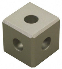 80/20 Inc. - Open Shelving Square Tri-Corner Connector - Aluminum, Use with Series 15 & Bolt Kit 3018 - All Tool & Supply