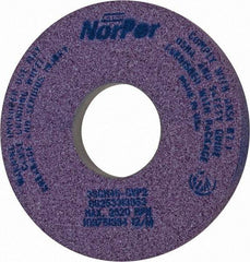 Norton - 14" Diam x 5" Hole x 1-1/2" Thick, G Hardness, 46 Grit Surface Grinding Wheel - Ceramic, Type 5, Coarse Grade, 2,320 Max RPM, Vitrified Bond, One-Side Recess - All Tool & Supply