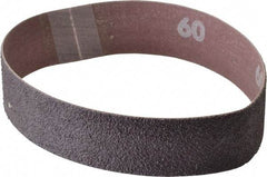 Norton - 1" Wide x 12" OAL, 60 Grit, Aluminum Oxide Abrasive Belt - Aluminum Oxide, Medium, Coated, Series R228 - All Tool & Supply