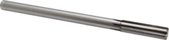 Made in USA - 0.631" Carbide-Tipped 6 Flute Chucking Reamer - Straight Flute, 9/16" Straight Shank, 2-1/4" Flute Length, 9" OAL - All Tool & Supply