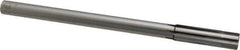 Made in USA - 0.639" Carbide-Tipped 6 Flute Chucking Reamer - Straight Flute, 9/16" Straight Shank, 2-1/4" Flute Length, 9" OAL - All Tool & Supply