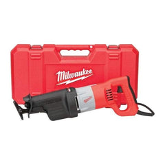 Milwaukee Tool - 3,000 Strokes per Minute, 1-1/4 Inch Stroke Length, Electric Reciprocating Saw - 120 Volts, 13 Amps, 1 Blade - All Tool & Supply