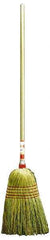 Weiler - 54" OAL Corn Bristle Broom - Wood Handle, 15" Bristle Length - All Tool & Supply