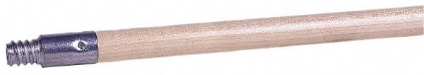 Weiler - 60 x 15/16" Wood Handle for Floor Brushes & Garage Brushes - Threaded Connection, Tan - All Tool & Supply