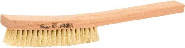 Weiler - 4 Rows x 18 Columns Tampico Plater Brush - 5-1/4" Brush Length, 13" OAL, 1" Trim Length, Wood Shoe Handle - All Tool & Supply