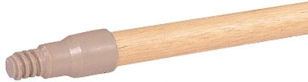 Weiler - 60 x 15/16" Wood Handle for Perma Sweep Floor Brushes - Threaded Connection, Tan - All Tool & Supply