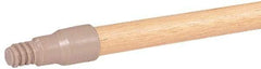 Weiler - 60 x 15/16" Wood Handle for Perma Sweep Floor Brushes - Threaded Connection, Tan - All Tool & Supply