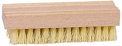 Weiler - Hand & Fingernail Scrub Brush - Plastic Bristles, Wood Block - All Tool & Supply