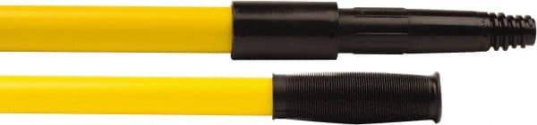 Weiler - 60 x 0.0833" Fiberglass Handle for Tapered or Threaded Holes - Threaded Connection, Yellow - All Tool & Supply