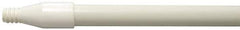 Weiler - 60 x 0.0833" Fiberglass Squeegee Handle - Threaded Connection, White - All Tool & Supply