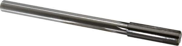 Made in USA - 3/4" Carbide-Tipped 6 Flute Chucking Reamer - Straight Flute, 5/8" Straight Shank, 2-1/2" Flute Length, 9-1/2" OAL - All Tool & Supply