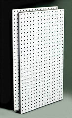 Triton - 24" Wide x 42-1/2" High Storage Peg Board - 2 Panels, Steel, White - All Tool & Supply