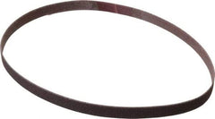 Norton - 1/4" Wide x 12" OAL, 120 Grit, Aluminum Oxide Abrasive Belt - Aluminum Oxide, Fine, Coated, Series R228 - All Tool & Supply