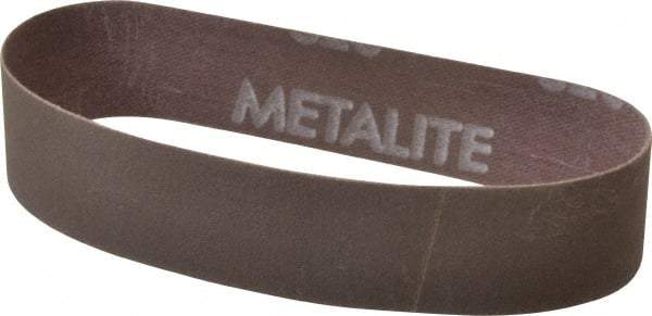 Norton - 1" Wide x 12" OAL, 320 Grit, Aluminum Oxide Abrasive Belt - Aluminum Oxide, Extra Fine, Coated, Series R228 - All Tool & Supply