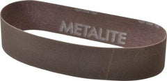 Norton - 1" Wide x 12" OAL, 320 Grit, Aluminum Oxide Abrasive Belt - Aluminum Oxide, Extra Fine, Coated, Series R228 - All Tool & Supply