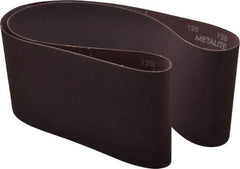 Norton - 6" Wide x 60" OAL, 120 Grit, Aluminum Oxide Abrasive Belt - Aluminum Oxide, Fine, Coated, Series R228 - All Tool & Supply