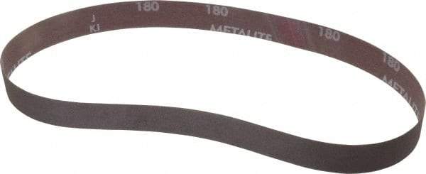 Norton - 1" Wide x 30" OAL, 180 Grit, Aluminum Oxide Abrasive Belt - Aluminum Oxide, Very Fine, Coated, Series R228 - All Tool & Supply