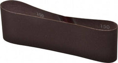 Norton - 3" Wide x 21" OAL, 150 Grit, Aluminum Oxide Abrasive Belt - Aluminum Oxide, Very Fine, Coated, Series R228 - All Tool & Supply