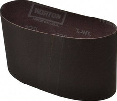 Norton - 3-1/2" Wide x 15-1/2" OAL, 320 Grit, Aluminum Oxide Abrasive Belt - Aluminum Oxide, Extra Fine, Coated, Series R228 - All Tool & Supply