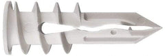 Toggler - #6 to 8 Screw, 1/4" Diam, 1-1/4" Long, 3/8 to 5/8" Thick, Self Drilling Drywall & Hollow Wall Anchor - Thermoplastic Alloy, Grade Proprietary Thermoplastic Alloy, Use in Drywall - All Tool & Supply