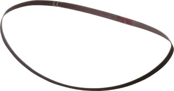 Norton - 1/4" Wide x 18" OAL, 120 Grit, Aluminum Oxide Abrasive Belt - Aluminum Oxide, Fine, Coated, Series R228 - All Tool & Supply