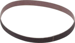 Norton - 3/8" Wide x 13" OAL, 80 Grit, Aluminum Oxide Abrasive Belt - Aluminum Oxide, Medium, Coated, Series R228 - All Tool & Supply