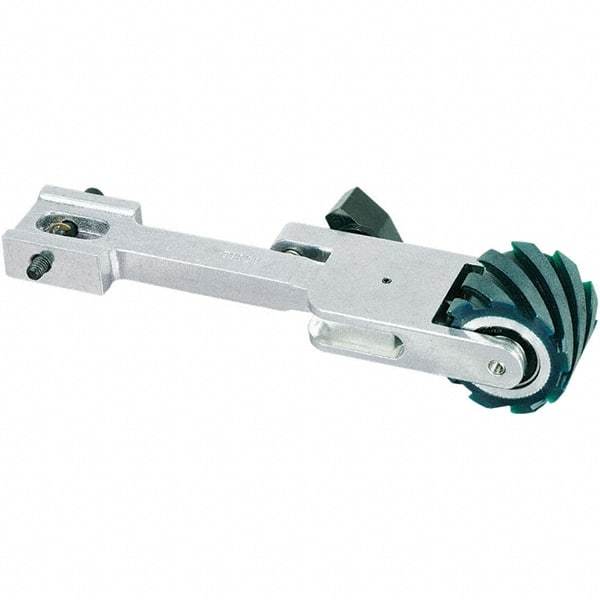 Dynabrade - 2" Wide Contact Arm - 72" Belt Length x 2" Belt Width, Serrated, Urethane, 70" Contact Wheel Diam - All Tool & Supply