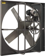 Americraft - 36" Blade, Belt Drive, 1 hp, 13,174 CFM, Explosion Proof Exhaust Fan - 42-1/2" Opening Height x 42-1/2" Opening Width, 2.8/1.4 Amp, 230/460 Volt, 1 Speed, Three Phase - All Tool & Supply