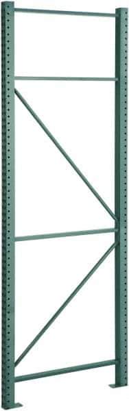 Steel King - 25,040 Lb Capacity Heavy-Duty Framing Upright Pallet Storage Rack - 3" Wide x 120" High x 36" Deep, Green - All Tool & Supply