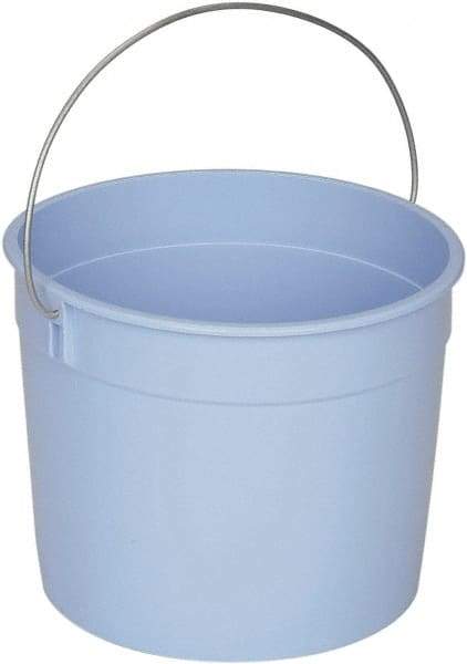 Ability One - 5 Qt, Plastic Round Blue Single Pail - Handle Included - All Tool & Supply