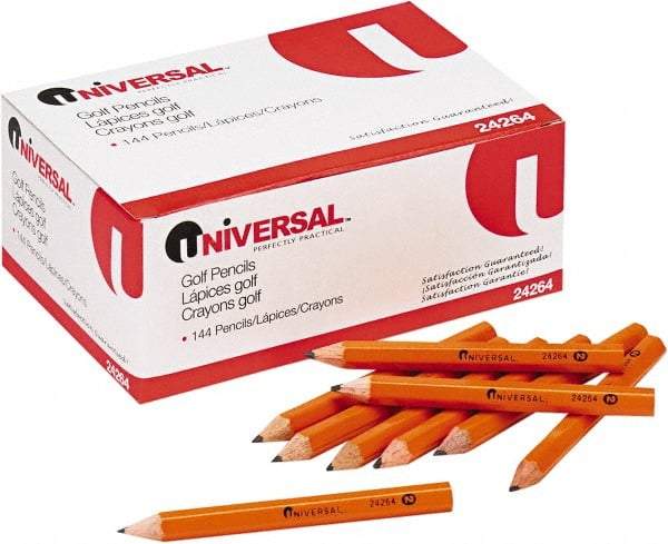 UNIVERSAL - Lead #2 Golf & Pew Pencil - Yellow - All Tool & Supply