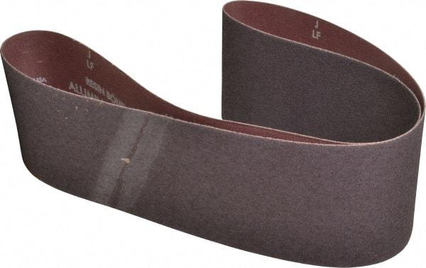 Norton - 4" Wide x 48" OAL, 40 Grit, Aluminum Oxide Abrasive Belt - Aluminum Oxide, Coarse, Coated, Series R228 - All Tool & Supply