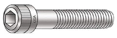 Armor Coat - 3/8-16 UNC Hex Socket Drive, Socket Cap Screw - Alloy Steel, Armor Coat Finish, Partially Threaded, 4" Length Under Head - All Tool & Supply