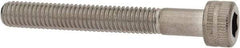 Made in USA - #10-32 UNF Hex Socket Drive, Socket Cap Screw - Grade 18-8 Stainless Steel, Uncoated, 1-1/2" Length Under Head - All Tool & Supply