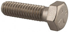 Made in USA - 5/16-18 UNC, 1-1/8" Length Under Head Hex Head Cap Screw - All Tool & Supply