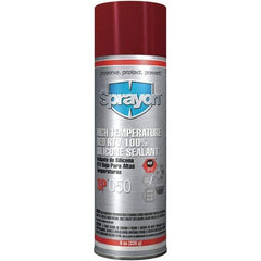 Sprayon - 8 oz Automotive Gasket Sealant - 122°F Max, Red, Comes in Aerosol Can - All Tool & Supply