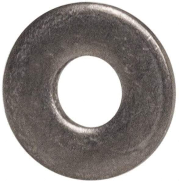 Made in USA - #0 Screw, Grade 300 Stainless Steel Standard Flat Washer - 0.078" ID x 0.188" OD, 0.016" Thick, Passivated Finish, Meets Military Specifications - All Tool & Supply