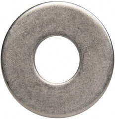 Made in USA - 7/16" Screw, Grade 300 Stainless Steel Standard Flat Washer - 1/2" ID x 1-1/4" OD, 0.064" Thick, Plain Finish, Meets Military Specifications - All Tool & Supply