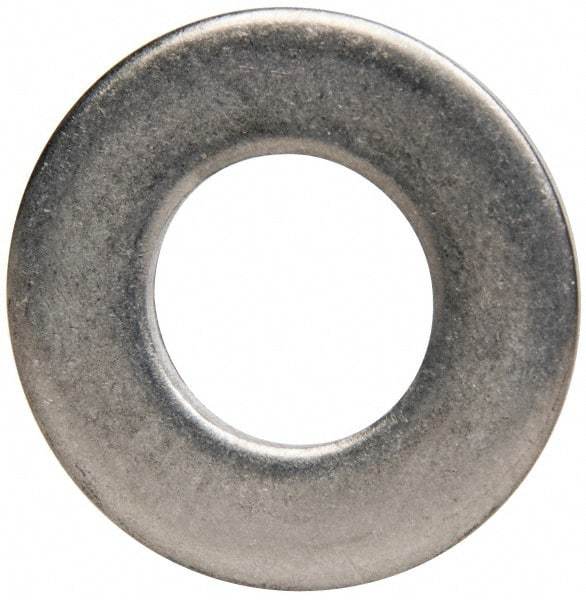 Made in USA - 1/2" Screw, Grade 300 Stainless Steel Standard Flat Washer - 0.531" ID x 1.062" OD, 0.074" Thick, Plain Finish, Meets Military Specifications - All Tool & Supply