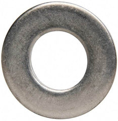 Made in USA - 1/2" Screw, Grade 300 Stainless Steel Standard Flat Washer - 0.531" ID x 1.062" OD, 0.074" Thick, Plain Finish, Meets Military Specifications - All Tool & Supply