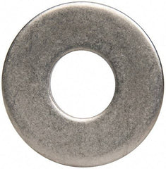 Made in USA - 1/2" Screw, Grade 300 Stainless Steel Standard Flat Washer - 0.562" ID x 1-3/8" OD, 0.086" Thick, Plain Finish, Meets Military Specifications - All Tool & Supply