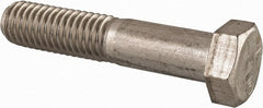 Made in USA - 1/2-13 UNC, 2-1/2" Length Under Head Hex Head Cap Screw - All Tool & Supply