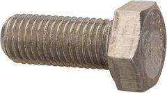 Made in USA - 5/16-24 UNF, 3/4" Length Under Head Hex Head Cap Screw - Grade 18-8 Stainless Steel, Uncoated, 1/2" Hex - All Tool & Supply